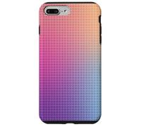 Digital Aura Gradient Pink Orange Purple Pixel Energy Design Coque pour iPhone 7 Plus/8 Plus