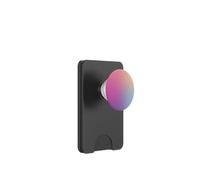 Digital Aura Gradient Pink Orange Purple Pixel Energy Design PopSockets PopWallet pour MagSafe