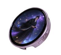 Digital Badge - 500mAh Smart Pin | Digital Badge Photo Video Screen With App Control, 1.85 Inch HD Touchscreen Pixel Button For Cosplay, 1 Piece, DIY Display