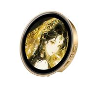 Digital Badge - 500mAh Smart Pin | Digital Badge Photo Video Screen With App Control, 1.85 Inch HD Touchscreen Pixel Button For Cosplay, 1 Piece, DIY Display