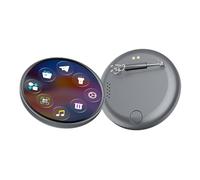 Digital Badge E-Pin | 1.85inch HD Display Touchscreen Cute Brooch | Magnetic Dynamic Touch Screen Cool IDCARD Badges | Anime/Star/Football Team Fans Badge