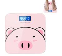 Digital Bathroom Scale - USB Rechargeable Body Weight Machine, High Precisi