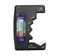 Digital Battery Capacity Tester Universal,D C N AAA AA 9V 1.5V Button Cell Analyzer Can be Used to Check Carbon,Zinc, Alkaline,re Able Batteries (Black)