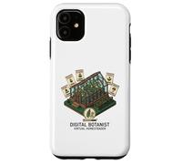 Digital Botanist Aesthetic - Virtual Homesteading Garden Coque pour iPhone 11