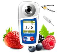 Digital Brix Réfractomètre 0-35% ± 0,2% haute précision ATC Compensation automatique de la température pour jus de fruits, miel, boisson, vin