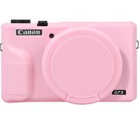 Digital Camera Case for Canon PowerShot G7X Mark III,Soft Silicone Cover G7X Mark III with Removable Lens Cover,Pink (Case Only)