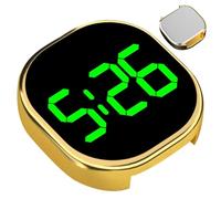 Digital Car Clock, Black Lcd Display Minuteur, 2.5 Pouce Dashboard Horloge avec LED Time Display, Auto Interior Clocks, Car Clocks with Clear Screen Design, Dashboard Timer for Rv Trailer Truck Vent