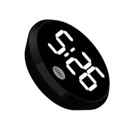 Digital Clock Car Dashboard - Round Touch Control Digital Clock | New Fashionable LED Electronic Watch, For RV Camping Road Trip Truck Travel SUV Van RV Driving Commuting