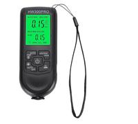 Digital Coating Thickness High Accuracy Anti Slip Paint Mil Thickness Meter for Car and Industrial (Black)