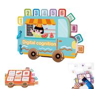 Digital Cognition Busy Book,Color Sorting Quiet Paste Book,livre d'activités velcro.jouet enfant de correspondance de motricité fine,jouet de voyage pour enfants portable,jeux montessori 3 4 5 ans-A