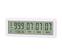Digital Countdown Days Timer Clock - 999 Days Count Down Clock Timer pour Graduation Lab Kitchen (Blanc)