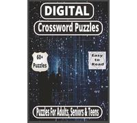Digital Crossword Puzzle Book: Greatness, Massive Achievements & More | Easy-to-Read Large Print, 6x9 Inches, 120 Pages, 60 Puzzles