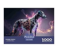 Digital Dalmatian Art Pièces en Carton Épais Et Solides Parfait pour Améliorer La Concentration, La Patience Et La Pensée Logique Pendant Le Temps Libre 52x38cm/1000pcs