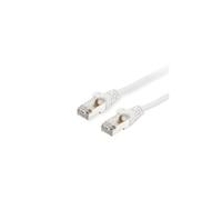 Equip 605512 RJ45 Câble réseau, câble patch CAT 6 S/FTP 3.00 m blanc contacts dorés