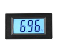 Digital DC Voltmeter 7.5V - 19.99V | High Accuracy 0.5% LCD Display | Voltage Meter for Cars/Motorcycles/Solar Systems | No External Electricity Required