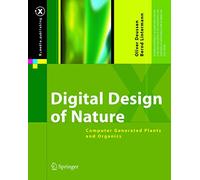 Conception numérique de la nature – Plantes et formes organiques générées par ordinateur