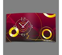 Digital Designer Art abstrait Designer horloge murale abstraite moderne design horloges murales silencieuses pas de tic-tac DIXTIME 3DS-0425