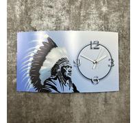 Digital Designer Art Indien Horloge murale abstraite design moderne horloges murales silencieuses sans tic-tac DIXTIME 3DS-0417