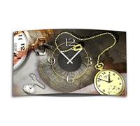Digital Designer Art Montre de poche Designer Horloge murale moderne Design silencieux sans tic-tac DIXTIME 3D-0352