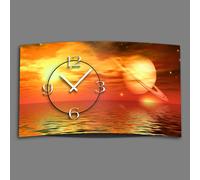 Digital Designer Art Planet Designer Horloge murale moderne Design silencieux sans tic-tac DIXTIME 3DS-0369