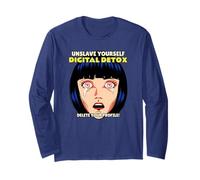 Digital Detox Supprimer Votre Profil (Anti médias Sociaux) Manche Longue