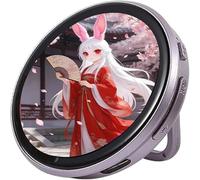 Digital Displayed Badge Pin | 2026 New Smart Bluetooths Anime E-Badge Display Pin | 2.4Inch LED Screen Badges Button Dynamic Gift | For Otaku Electronic Football Fan
