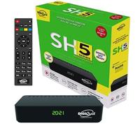 Digital DVB-T2 HD DVB-T2 DVB-T2 Récepteur HEVC H.265 Chipset 10 bits Full HD FTA, décodeur numérique terrestre DVB-T2, USB, HDMI, péritel, Ethernet LAN RJ-45, noir, plastique
