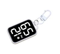 Digital Electronic Timepiece, Portable Mini Wristwatch, Touch Screen Clock Device, Keychain Watch Backpack Clip Accessory, Students Adults Teens Travel Commuting Hiking Exam Meeting Time Tracking Use