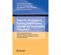 Digital-For-Development: Enabling Transformation, Inclusion And Sustainability Through Icts