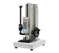 Digital Force Gauge Stand - Manual Push Pull Test Stand with Digital Scale Ruler, USB Data Output, Ideal for Lab Tension Tests, Stroke 180mm/7(200N)