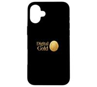 Digital Gold sécurisé Valeur de Magasin Rare Bitcoin à Long Terme Coque pour iPhone 16 Plus