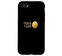 Digital Gold sécurisé Valeur de Magasin Rare Bitcoin à Long Terme Coque pour iPhone SE (2020) / 7/8