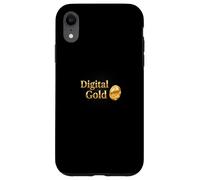 Digital Gold sécurisé Valeur de Magasin Rare Bitcoin à Long Terme Coque pour iPhone XR