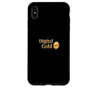 Digital Gold sécurisé Valeur de Magasin Rare Bitcoin à Long Terme Coque pour iPhone XS Max