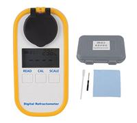 Digital Handheld Refractometer for White,Quick Results, Portable Design, Dustproof Prism, AAA Battery