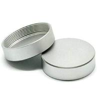 DIGITAL HD Bouchon arrière à vis M39 mm Métal M 39 compatible avec Leica Leitz compatible avec Zeiss Compatible avec Pentax, etc. (argenté)