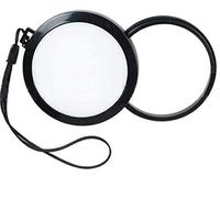 DIGITAL HD Bouchon couvre-objectif avant blanc balance WB avec cordon compatible avec Canon compatible avec Sony ECC. Lens blancs (72 mm)