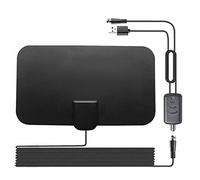 Digital HDTV 1500 Miles Antenne TV Aerial 4K 1080p HD Freeview Récepteur avec amplificateur Purple, HDTV Antenne