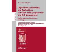 Digital Human Modeling And Applications In Health, Safety, Ergonomics And Risk Management. Health, Operations Management, And Design