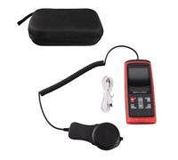 Digital Illuminance Meter High Accuracy Light Brightness Detector Handheld Luminous Flux Tester for Home School Office ABS Material