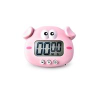 Digital Kitchen Timer Cute Animal Timer with Strong Magnet Back Stand Loud Alarm Large Screen Cooking Timer Clock for Time Management Workout Baking