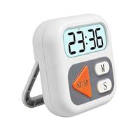 Digital Kitchen Timer - Magnetic LCD Clock Timer, Portable Alarm Timers, Easy Read Display, Durable Compact Design, Simple Control Buttons | Kitchen Timers for Baking BBQ Grilling Studying