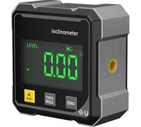 Digital Laser Angle Finder Protractor Tool, IP54 Waterproof 4-Side Magnetic Digital Angle Gauge, High-Precision Measuring Tool for Woodworking, Construction, Decoration, DIY(Two-sided magnet)