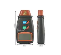 Digital Laser Tachometer Non Contact RPM Tach Rev Counter Motor Speed Gauge Revolution Spin 2.5 to 999.9 RPM DT-2234C