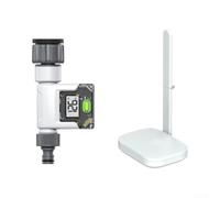 Digital LCD Débitmètre d'eau 3/4 pour filetage BSP Utilisation extérieure