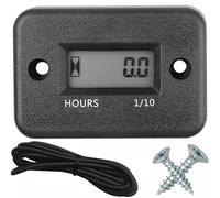 Digital Maintenance Reminder,Replaceable Battery Auto Stop Use for Lawn Mower ZTR Tractor Generator Marine ATV Snowmobile and Equipment
