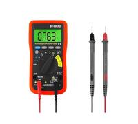 Digital Multimeter with Bluetooth Connection, Wireless Voltmeter, Multi Tester for AC and DC Current, Frequency HP-90EPD(Orange)