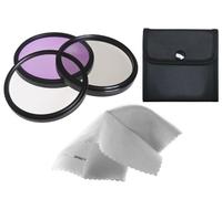 Digital Nc Kit de 3 filtres à lentilles Multi-Filetage 52 mm + Chiffon de Nettoyage en Microfibre Nwv Direct. (Alternative pour Tiffen 52DIGEK3)
