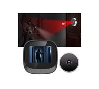 Digital Peephole Viewer with 2.4 Inch LCD Screen, Smart Infrared Security Door Camera, Wide Angle Door Viewer for Home S