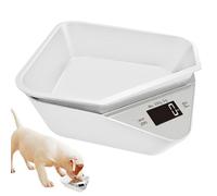 Digital Pet Scale, Kitchen Baking Scales, Multifunctional Electronic, Detachable Pet Food Dispenser, Accurate Measurement, Easy Use, Perfect for Small Dogs, Cats, Kitchen Foods, (ABS)